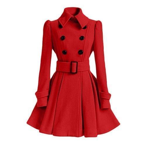 Double breasted women's windbreaker trench coat - Nalani - UK Fashion Clothing and Decor