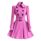 Double breasted women's windbreaker trench coat - Nalani - UK Fashion Clothing and Decor