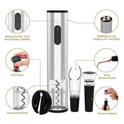 Effortless Electric Wine Opener With LED Illumination - Nalani - UK Fashion Clothing and Decor