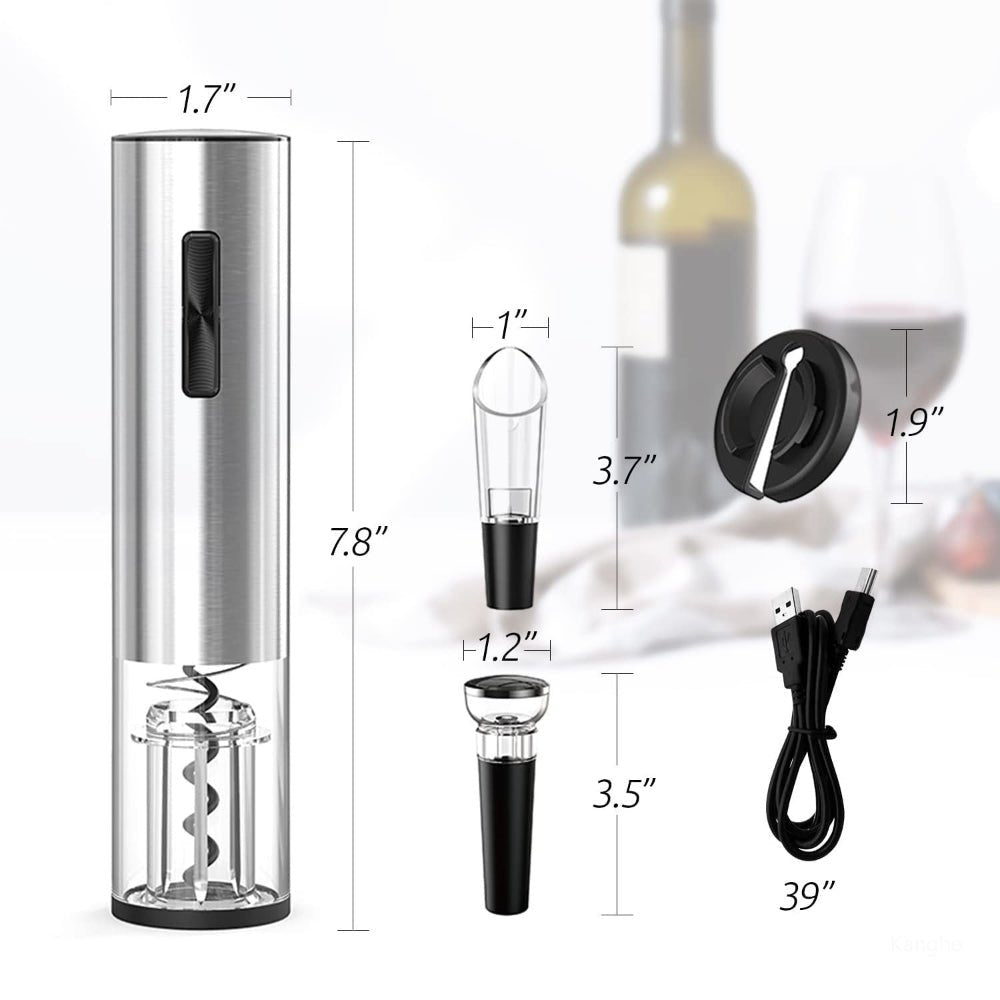 Effortless Electric Wine Opener With LED Illumination - Nalani - UK Fashion Clothing and Decor