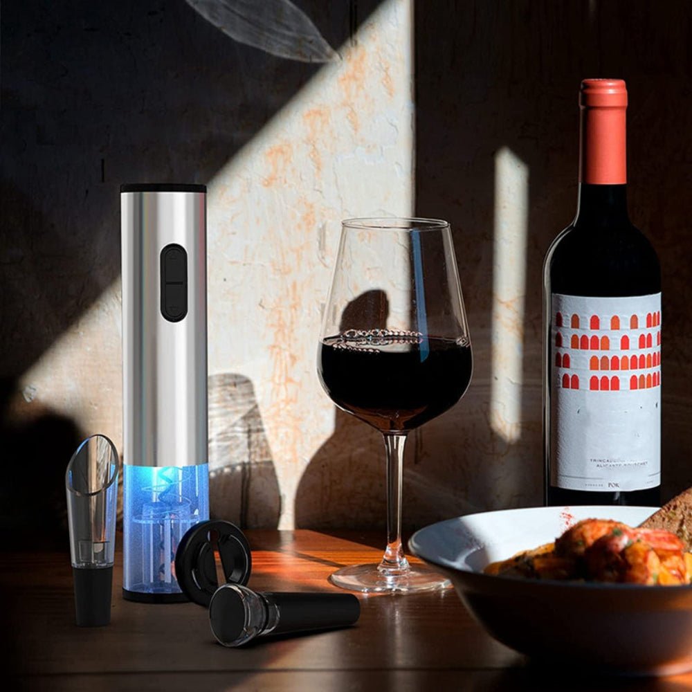 Effortless Electric Wine Opener With LED Illumination - Nalani - UK Fashion Clothing and Decor