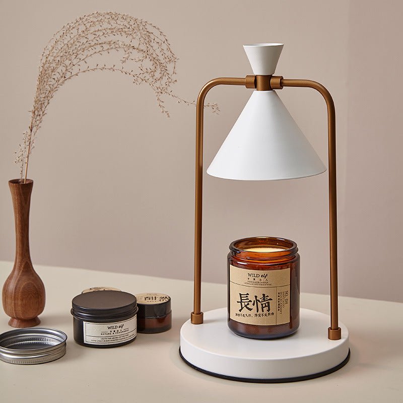 Elegant Candle Warmer Lamp with Stepless Dimming for Home Ambiance - Nalani - UK Fashion Clothing and Decor