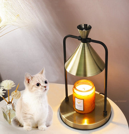Elegant Candle Warmer Lamp with Stepless Dimming for Home Ambiance - Nalani - UK Fashion Clothing and Decor
