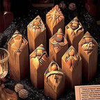 Elegant Christmas Nativity Pillar Figures Set of 9 for Decor - Nalani - UK Fashion Clothing and Decor