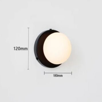 Elegant Glass Wall Lamp with Plug - In Design and LED Bulb - Nalani - UK Fashion Clothing and Decor
