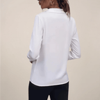 Elegant Long Sleeve Collar Blouse for Office and Evening Wear - Nalani - UK and AUS Fashion Clothing and Decor