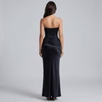 Elegant long strapless women's dress, tight evening gown, mermaid style - Nalani - UK and AUS Fashion Clothing and Decor