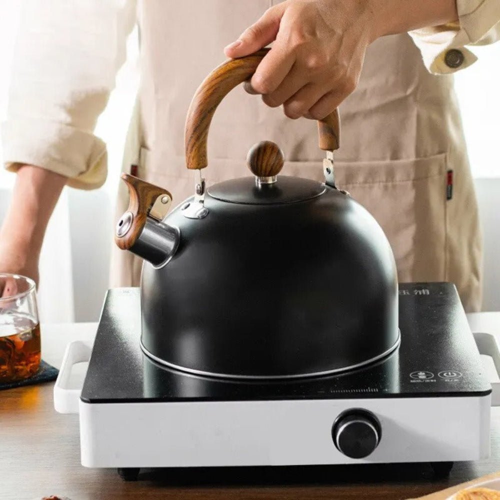 Elegant Whistling Stainless Steel Kettle Quick Boil Fast - Nalani - UK Fashion Clothing and Decor