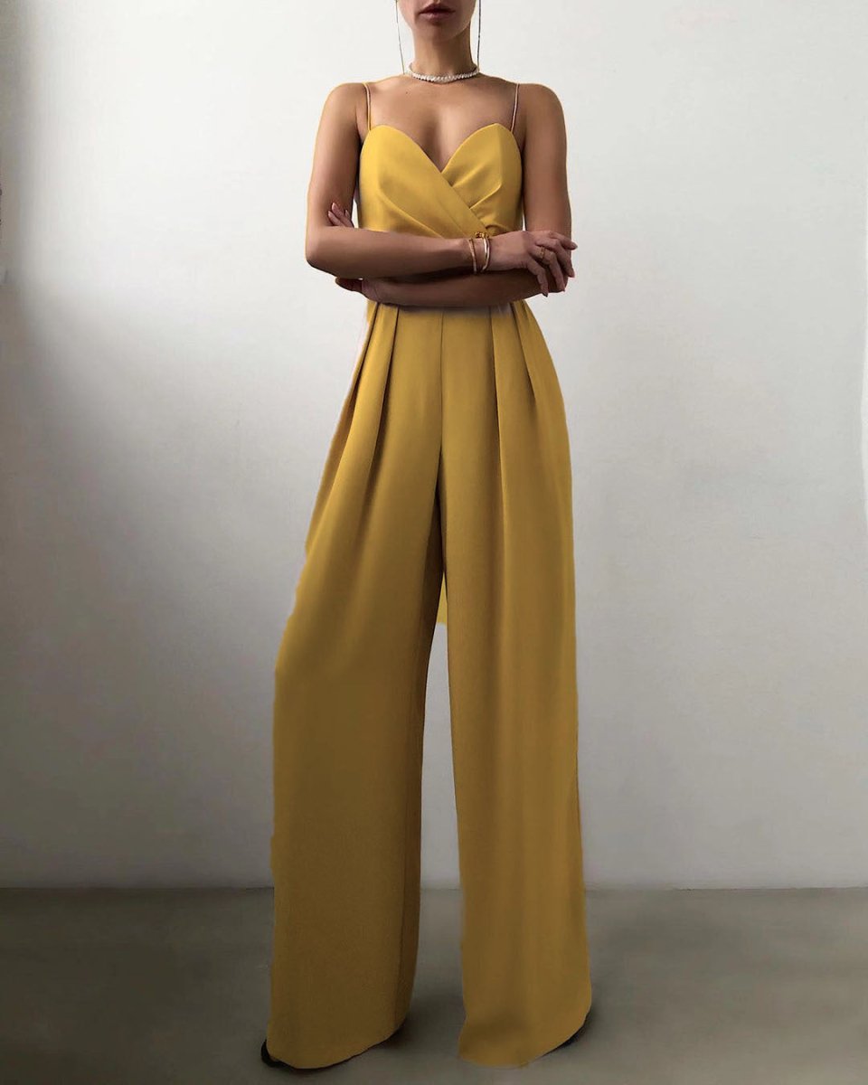Elegant Women's Overall | High - waisted & Slender Silhouette - Nalani - Fashion Clothing and Decor