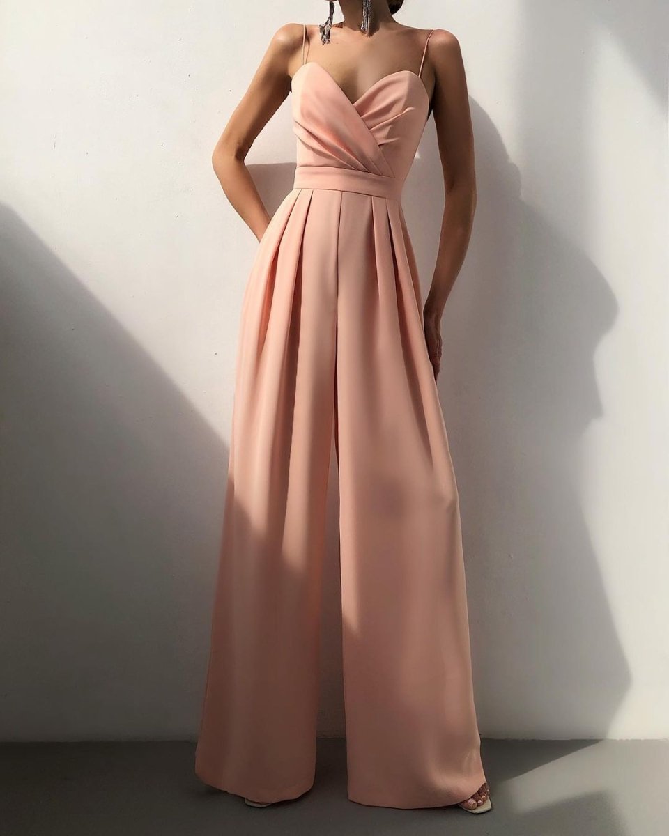 Elegant Women's Overall | High - waisted & Slender Silhouette - Nalani - Fashion Clothing and Decor