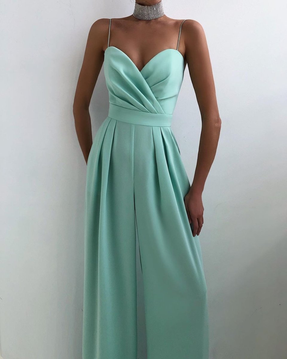 Elegant Women's Overall | High - waisted & Slender Silhouette - Nalani - Fashion Clothing and Decor