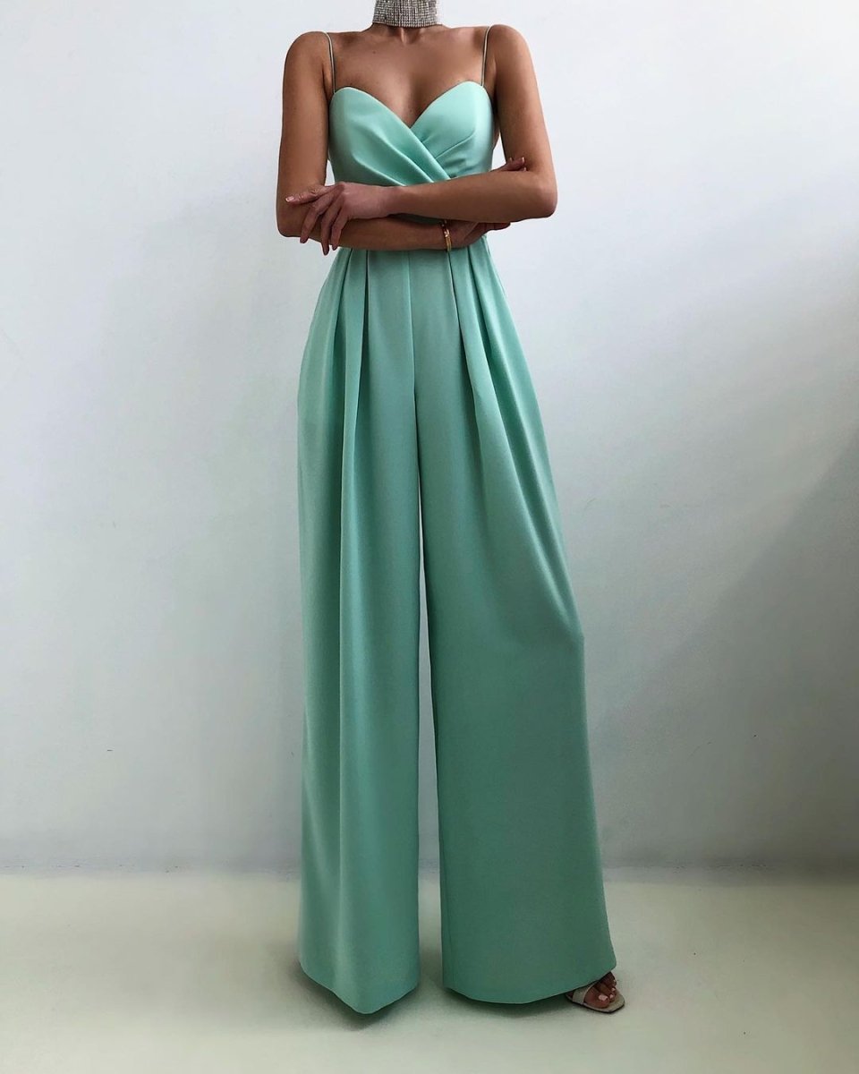 Elegant Women's Overall | High - waisted & Slender Silhouette - Nalani - Fashion Clothing and Decor