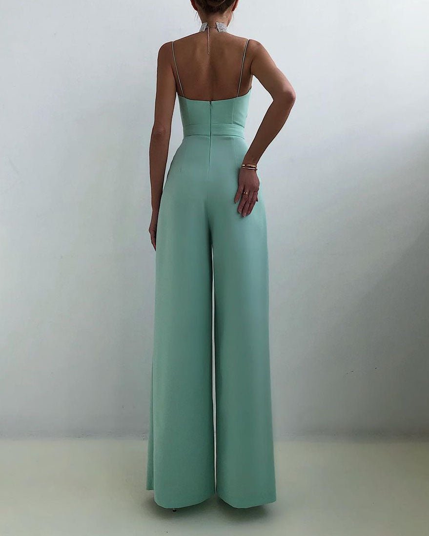 Elegant Women's Overall | High - waisted & Slender Silhouette - Nalani - Fashion Clothing and Decor