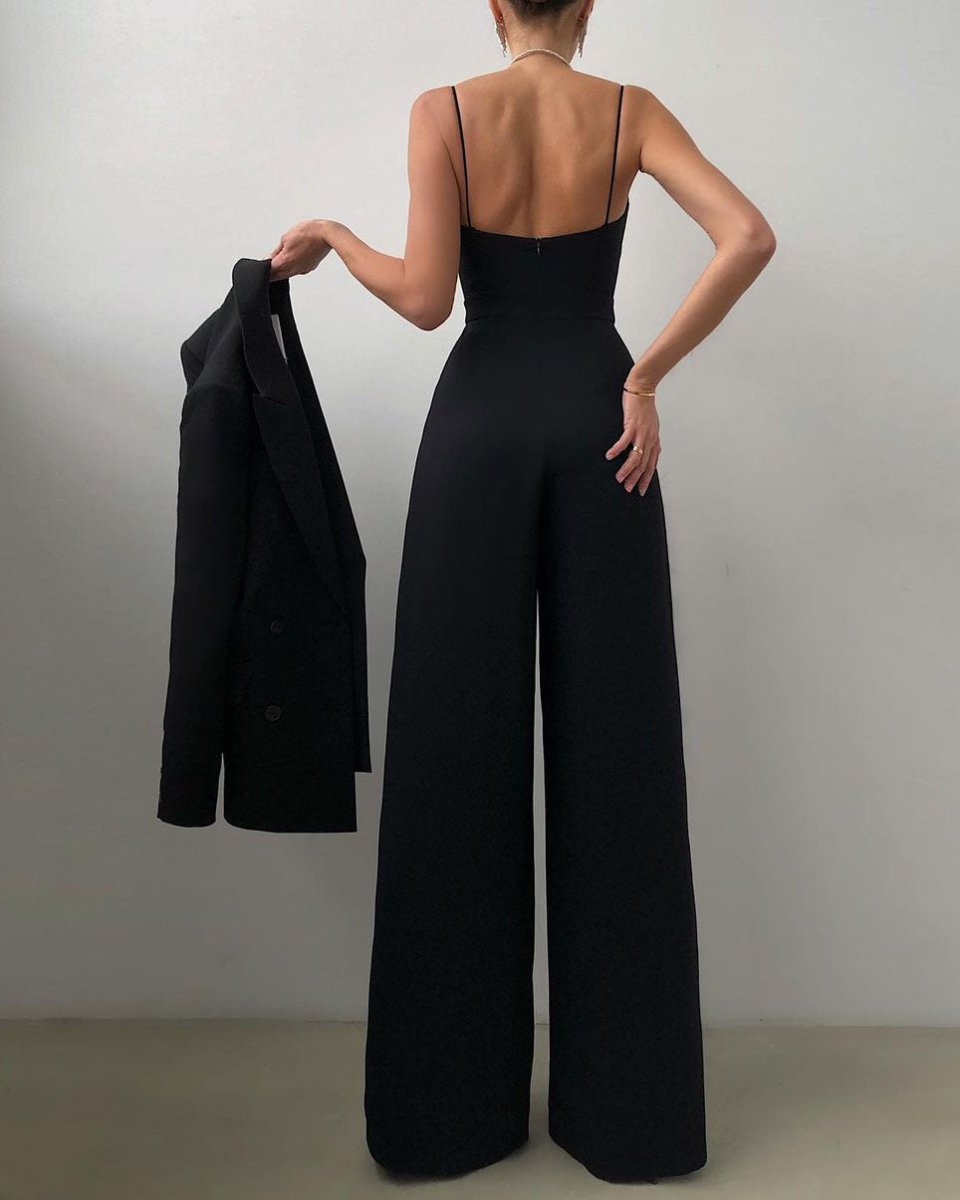 Elegant Women's Overall | High - waisted & Slender Silhouette - Nalani - Fashion Clothing and Decor