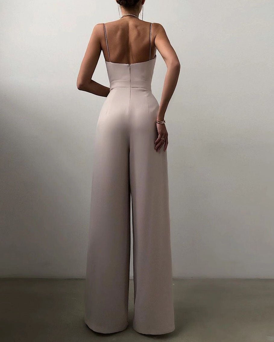 Elegant Women's Overall | High - waisted & Slender Silhouette - Nalani - Fashion Clothing and Decor