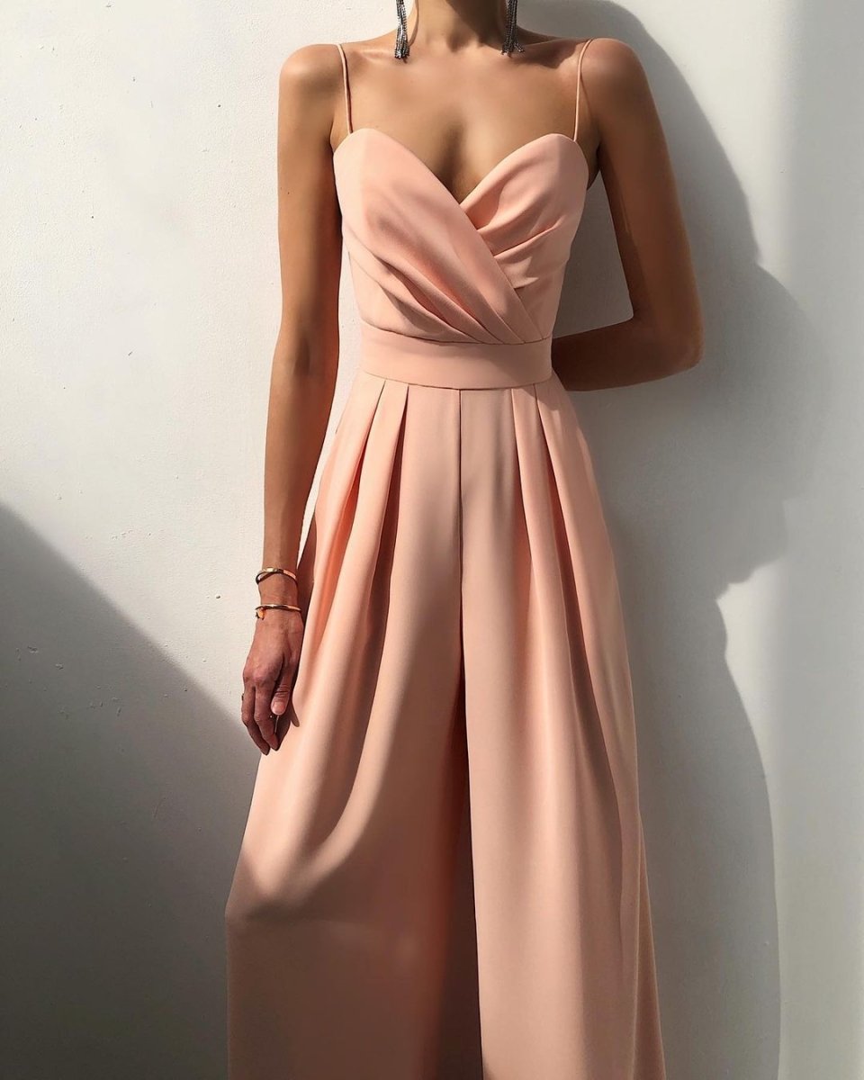 Elegant Women's Overall | High - waisted & Slender Silhouette - Nalani - Fashion Clothing and Decor