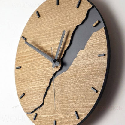 Elegant Wooden Wall Clock For Timeless Home Decor 30 Cm Diameter - Nalani - UK Fashion Clothing and Decor