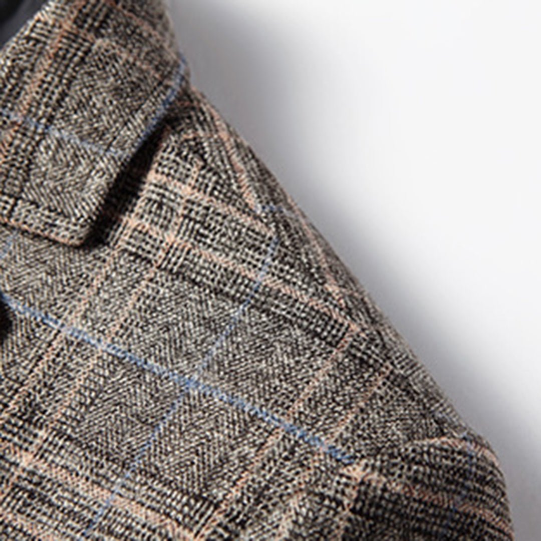 Embroidered Slim Fit Blazer With One Button Tailored Jacket - Nalani - UK Fashion Clothing and Decor