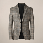 Embroidered Slim Fit Blazer With One Button Tailored Jacket - Nalani - UK Fashion Clothing and Decor