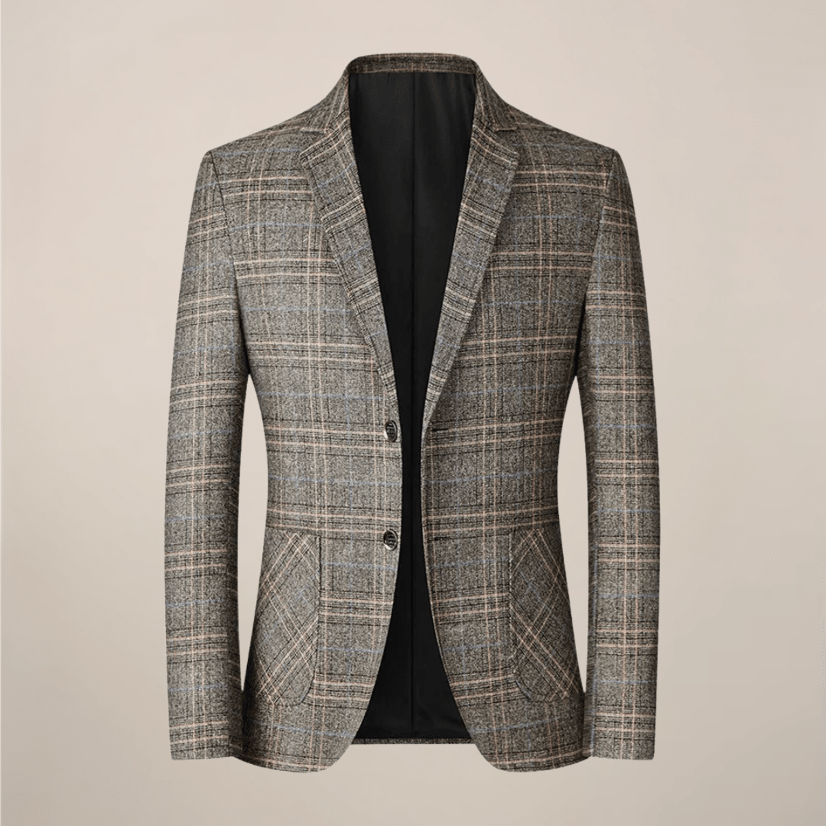 Embroidered Slim Fit Blazer With One Button Tailored Jacket - Nalani - UK Fashion Clothing and Decor