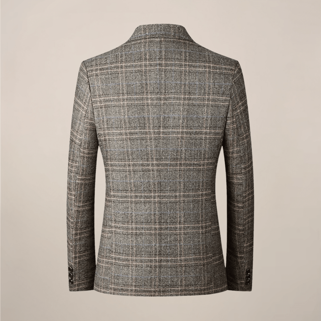 Embroidered Slim Fit Blazer With One Button Tailored Jacket - Nalani - UK Fashion Clothing and Decor