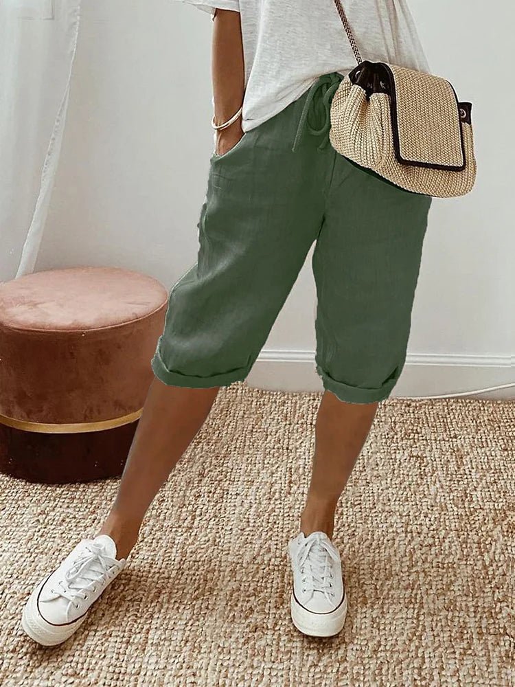 EMMA | Cotton Women’s Pants Relaxed Fit For Everyday Comfort - Nalani - Fashion Clothing and Decor
