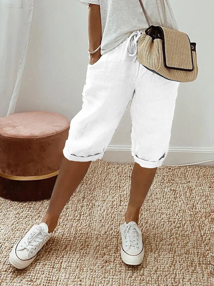 EMMA | Cotton Women’s Pants Relaxed Fit For Everyday Comfort - Nalani - Fashion Clothing and Decor
