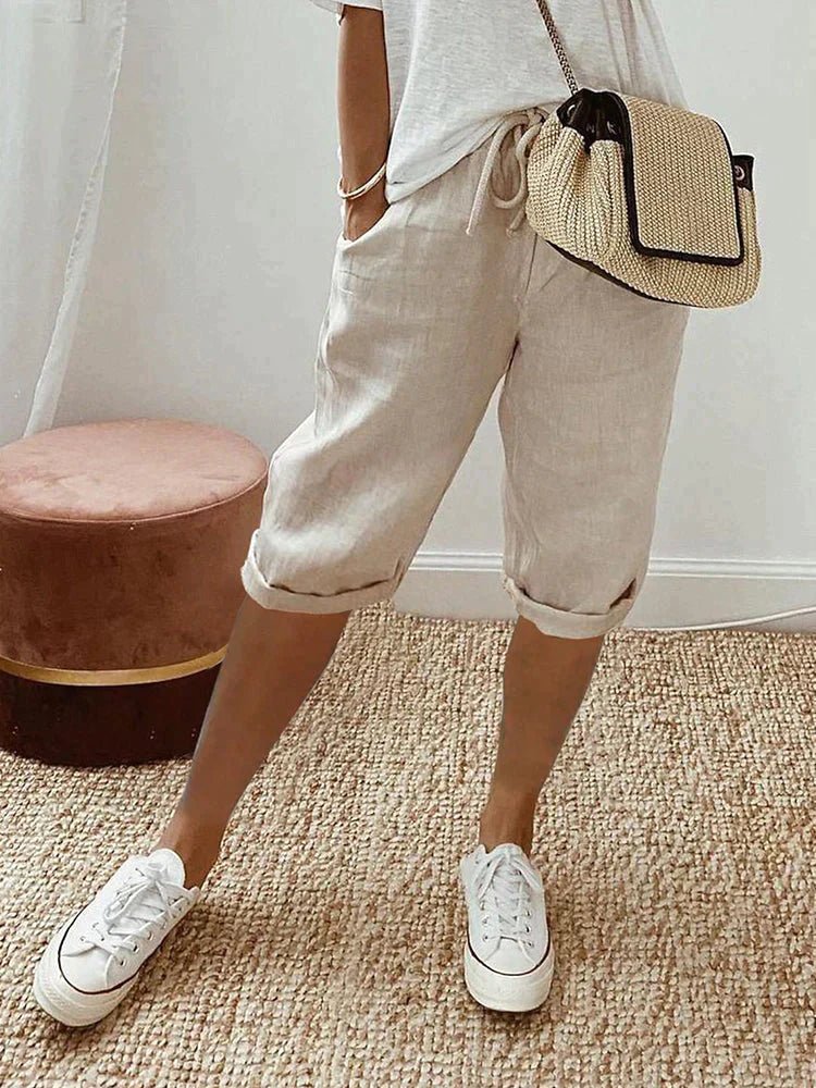EMMA | Cotton Women’s Pants Relaxed Fit For Everyday Comfort - Nalani - Fashion Clothing and Decor