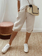 EMMA | Cotton Women’s Pants Relaxed Fit For Everyday Comfort - Nalani - Fashion Clothing and Decor
