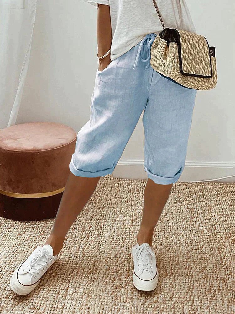 EMMA | Cotton Women’s Pants Relaxed Fit For Everyday Comfort - Nalani - Fashion Clothing and Decor