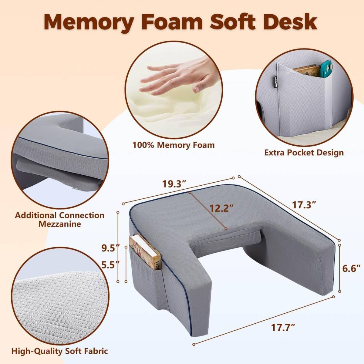 Ergonomic Home Office Cushion For Comfortable Work From Home - Nalani - UK Fashion Clothing and Decor