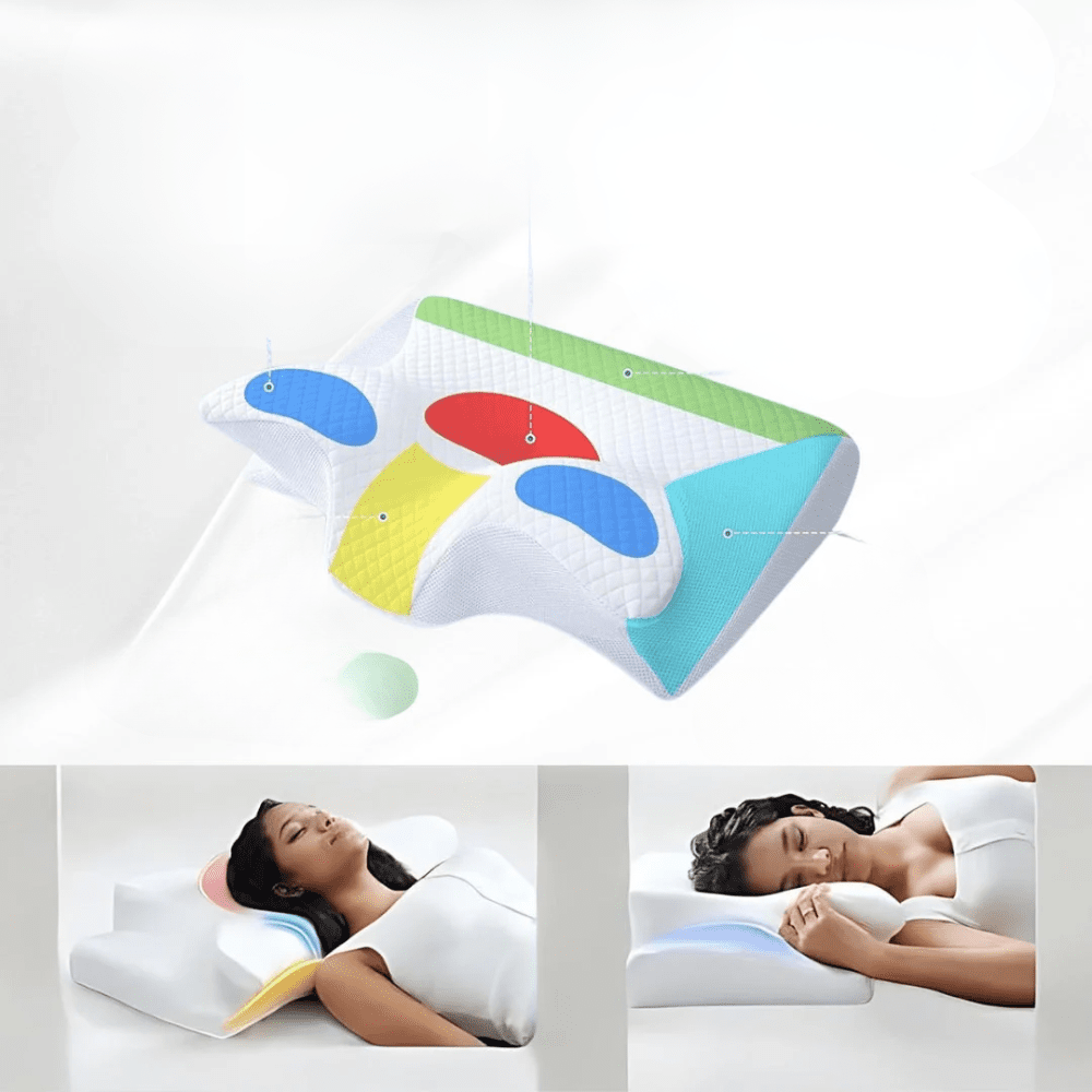Ergonomic Orthopedic Pillow For Comfortable Sleep Support - Nalani - UK Fashion Clothing and Decor
