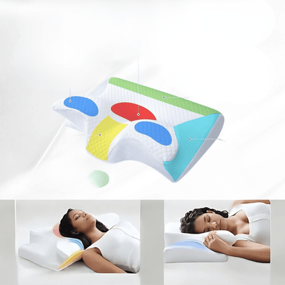 Ergonomic Orthopedic Pillow For Comfortable Sleep Support - Nalani - UK Fashion Clothing and Decor