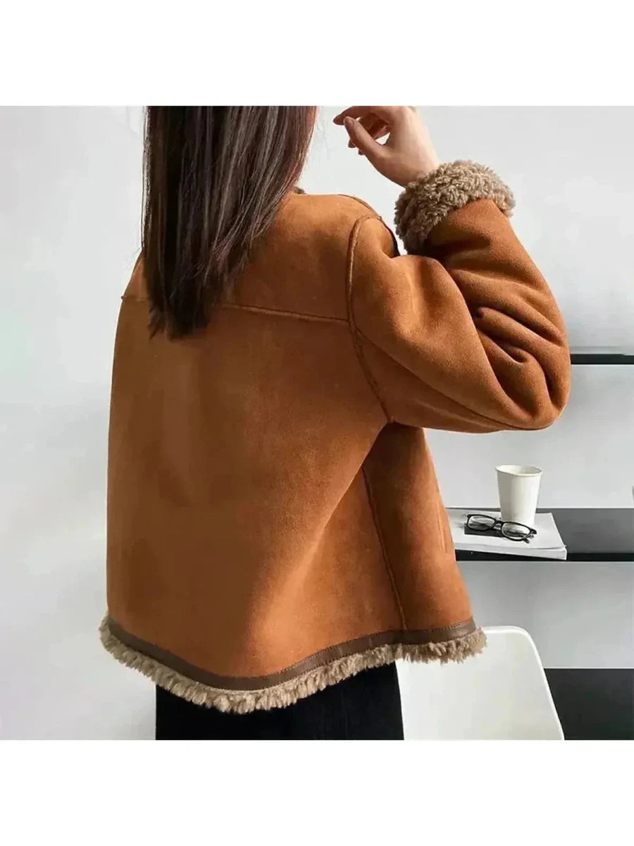 Evelyn | Luxurious Autumn Jacket For Cozy Fall Wardrobe And Layering - Nalani - Fashion Clothing and Decor