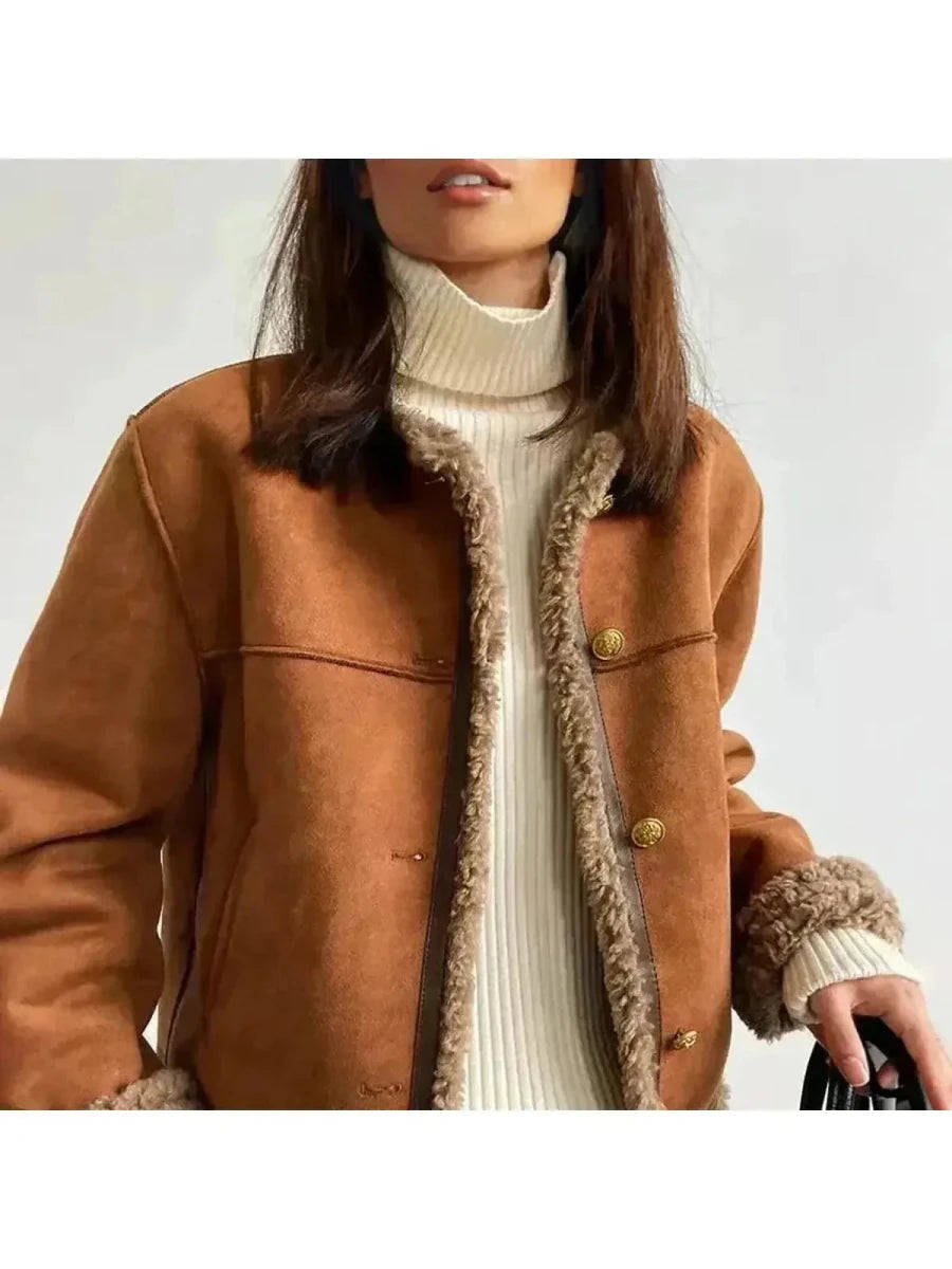 Evelyn | Luxurious Autumn Jacket For Cozy Fall Wardrobe And Layering - Nalani - Fashion Clothing and Decor