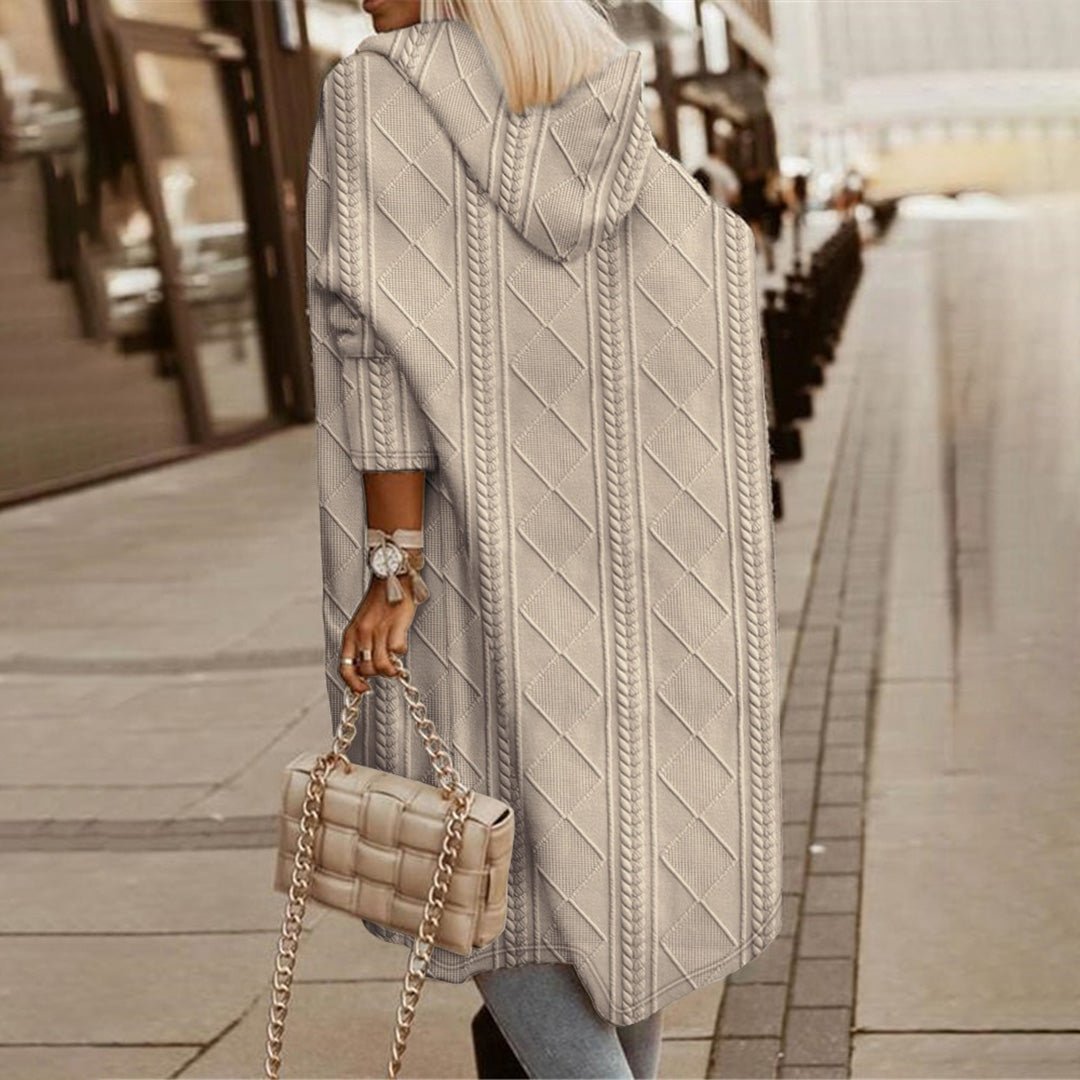 Fashionable textured women's coat - Nalani - UK Fashion Clothing and Decor