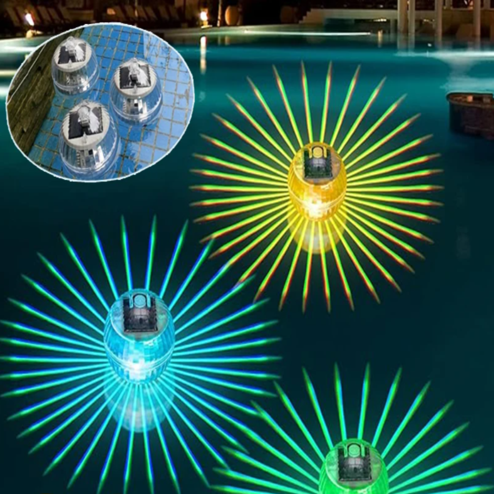 Floating Solar RGB Light For Pool And Garden Ambience - Nalani - UK Fashion Clothing and Decor