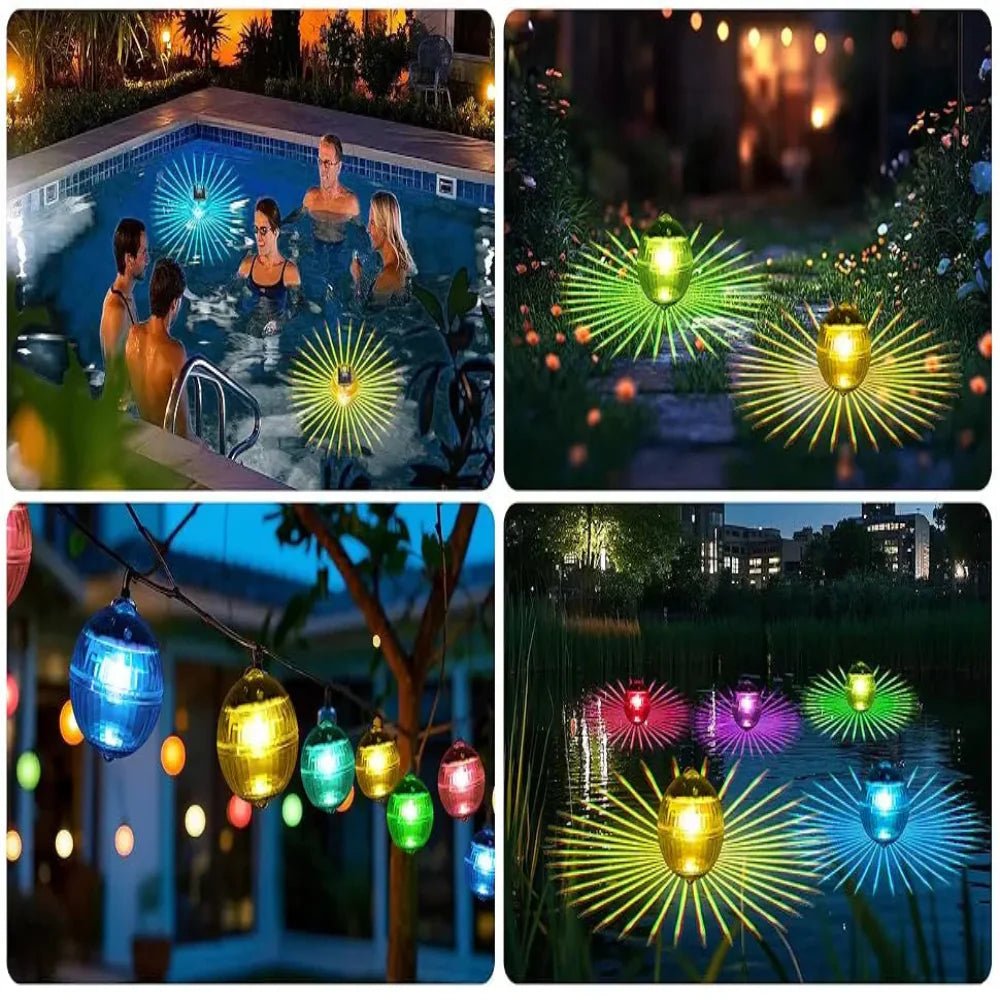 Floating Solar RGB Light For Pool And Garden Ambience - Nalani - UK Fashion Clothing and Decor