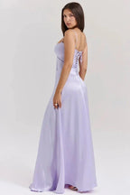 Gabriella – The Silky Satin Corset Maxi Dress Elegant Evening Dress - Nalani - Fashion Clothing and Decor