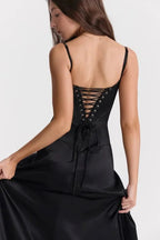 Gabriella – The Silky Satin Corset Maxi Dress Elegant Evening Dress - Nalani - Fashion Clothing and Decor