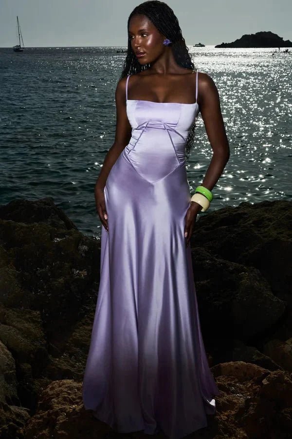 Gabriella – The Silky Satin Corset Maxi Dress Elegant Evening Dress - Nalani - Fashion Clothing and Decor