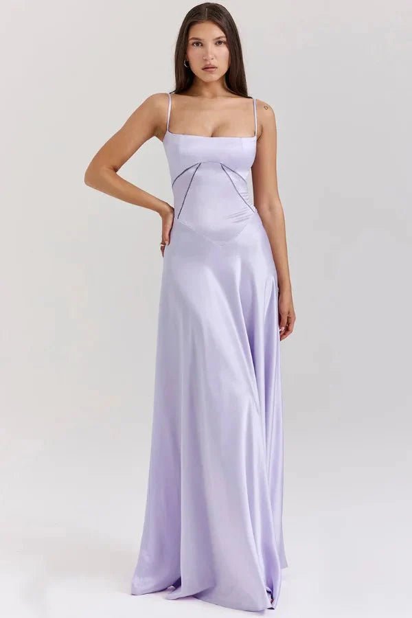 Gabriella – The Silky Satin Corset Maxi Dress Elegant Evening Dress - Nalani - Fashion Clothing and Decor