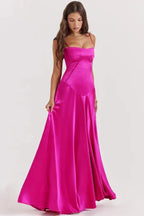Gabriella – The Silky Satin Corset Maxi Dress Elegant Evening Dress - Nalani - Fashion Clothing and Decor