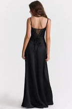 Gabriella – The Silky Satin Corset Maxi Dress Elegant Evening Dress - Nalani - Fashion Clothing and Decor