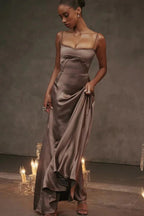 Gabriella – The Silky Satin Corset Maxi Dress Elegant Evening Dress - Nalani - Fashion Clothing and Decor
