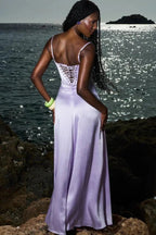 Gabriella – The Silky Satin Corset Maxi Dress Elegant Evening Dress - Nalani - Fashion Clothing and Decor
