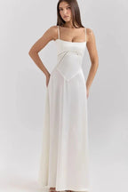 Gabriella – The Silky Satin Corset Maxi Dress Elegant Evening Dress - Nalani - Fashion Clothing and Decor