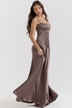 Gabriella – The Silky Satin Corset Maxi Dress Elegant Evening Dress - Nalani - Fashion Clothing and Decor