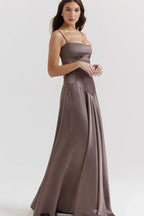 Gabriella – The Silky Satin Corset Maxi Dress Elegant Evening Dress - Nalani - Fashion Clothing and Decor