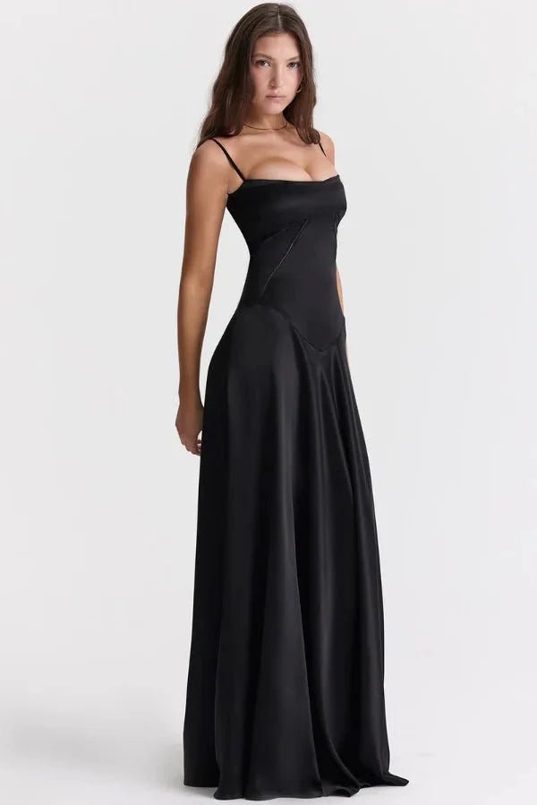 Gabriella – The Silky Satin Corset Maxi Dress Elegant Evening Dress - Nalani - Fashion Clothing and Decor